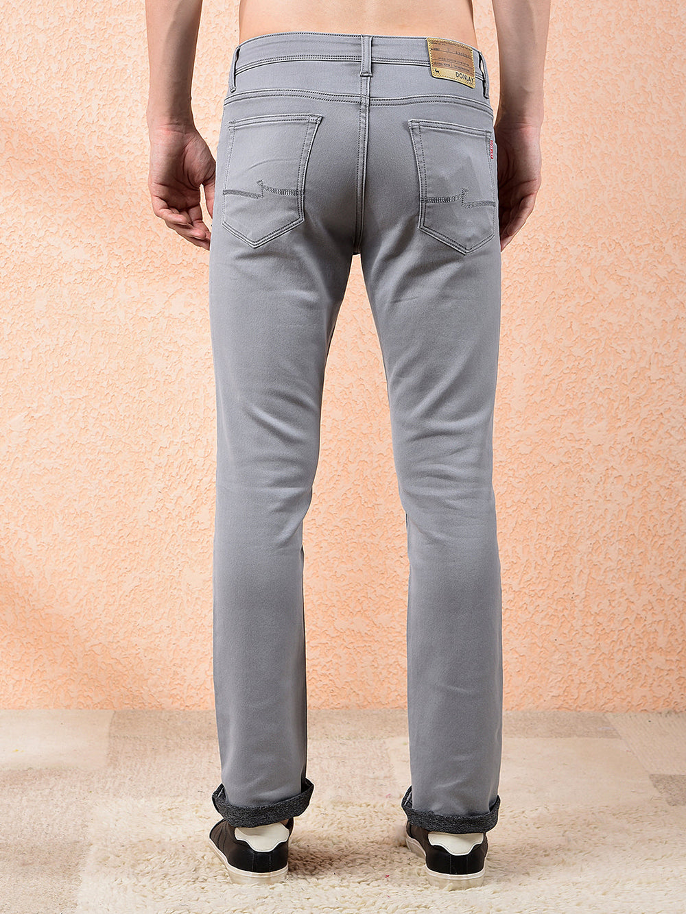 donlay light grey straight-fit jeans