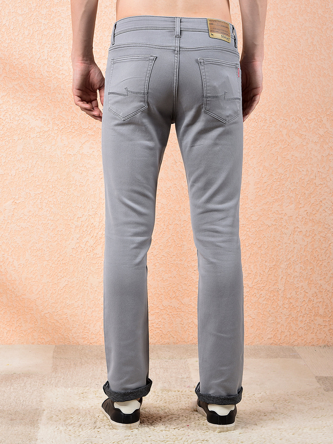 donlay light grey straight-fit jeans