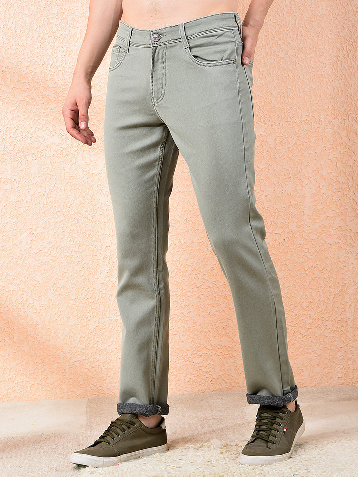 donlay pista green straight-fit jeans