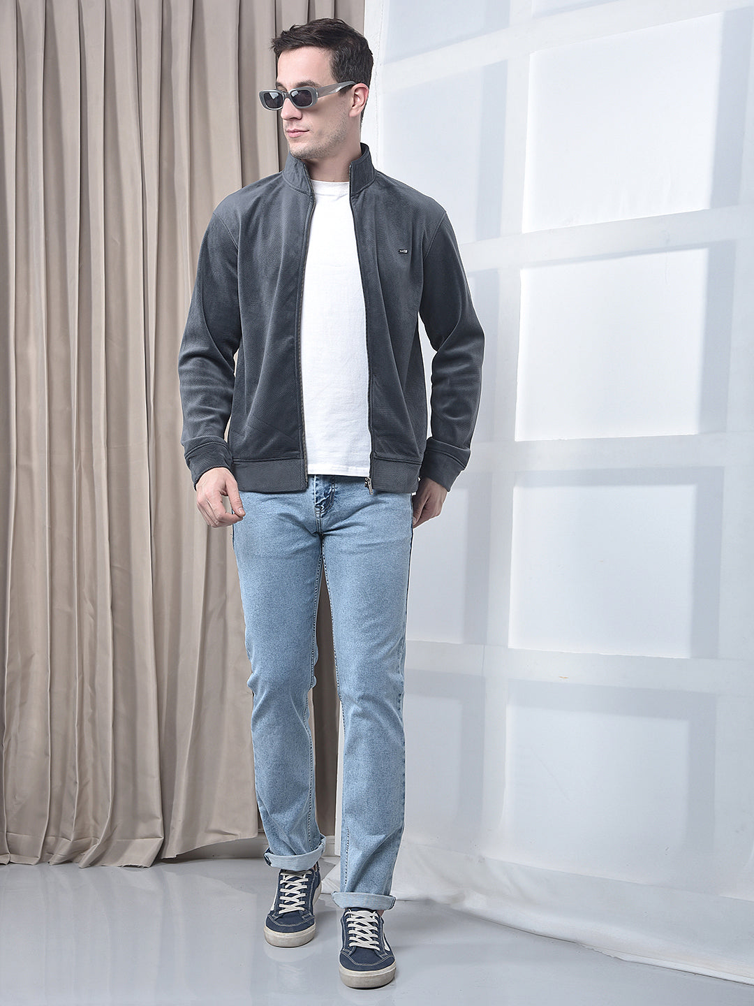 DONLAY ICE BLUE STRAIGHT-FIT JEANS