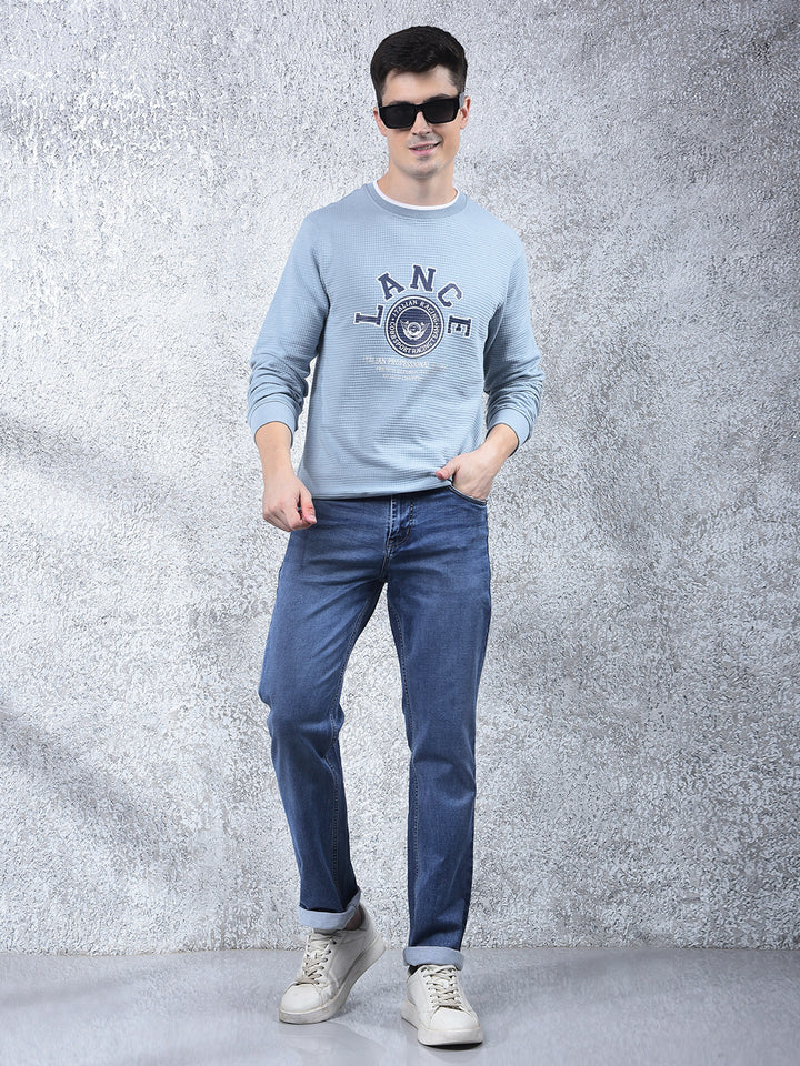 DONLAY BLUE STRAIGHT-FIT JEANS