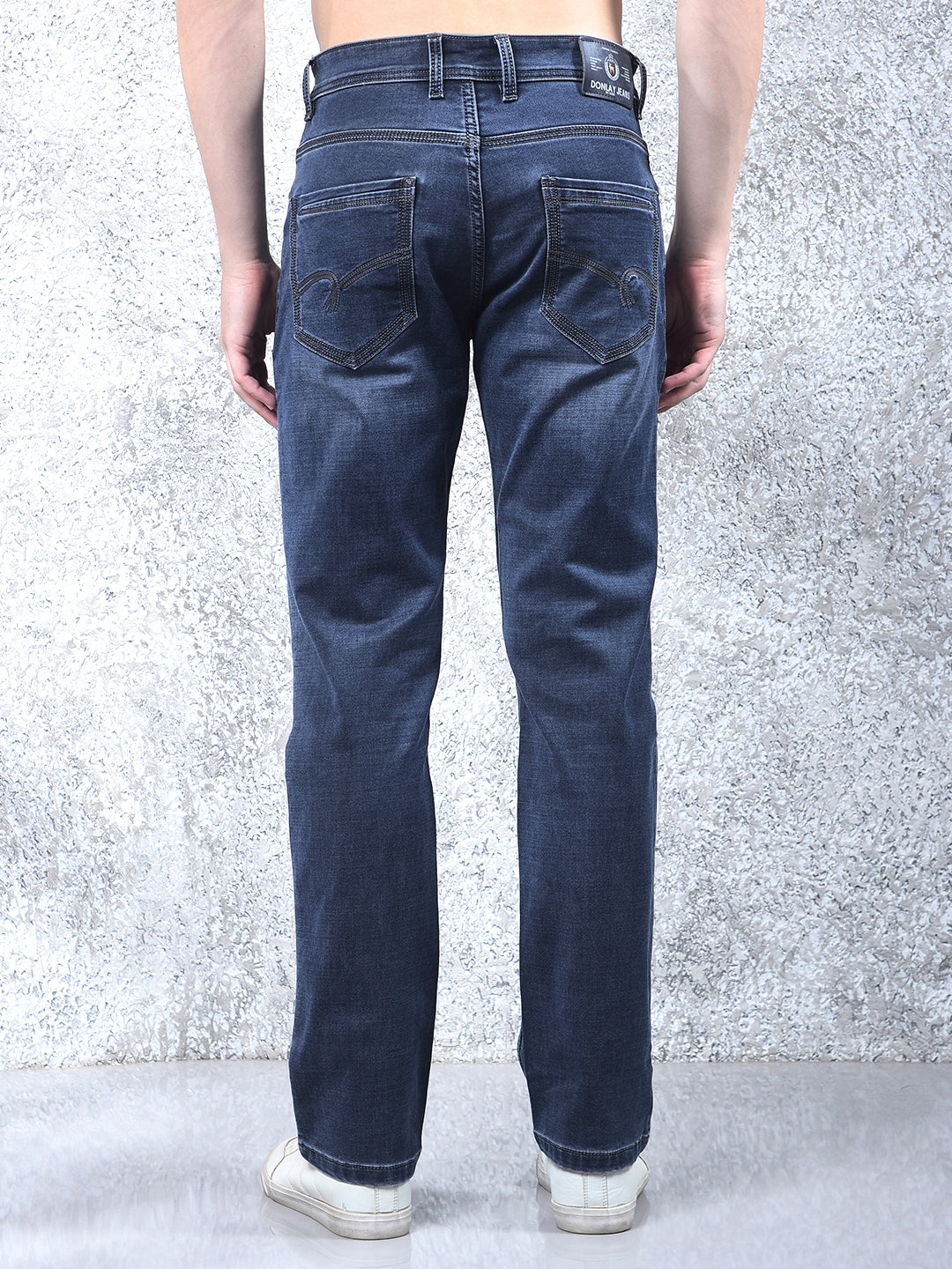 DONLAY BLUE STRAIGHT-FIT JEANS