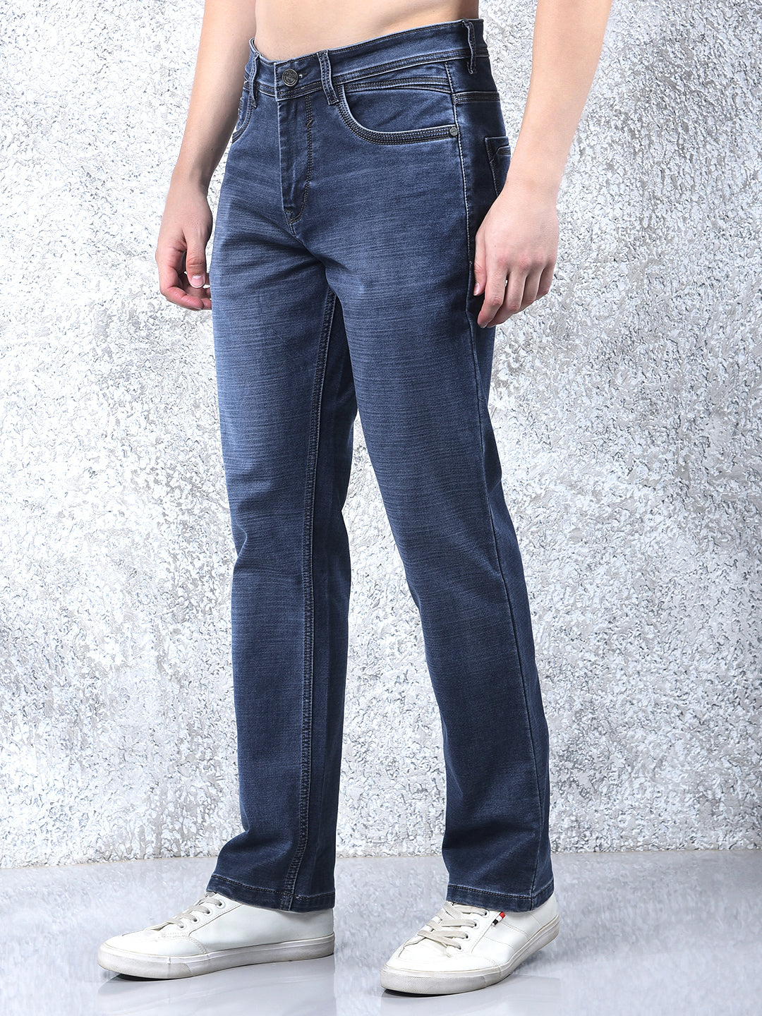 DONLAY BLUE STRAIGHT-FIT JEANS