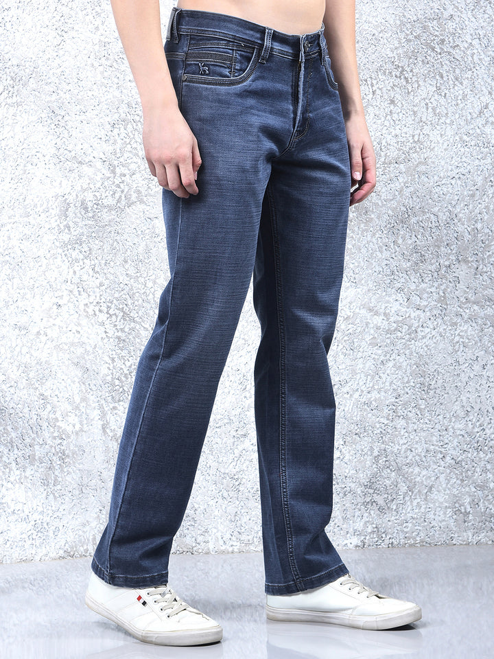 DONLAY BLUE STRAIGHT-FIT JEANS