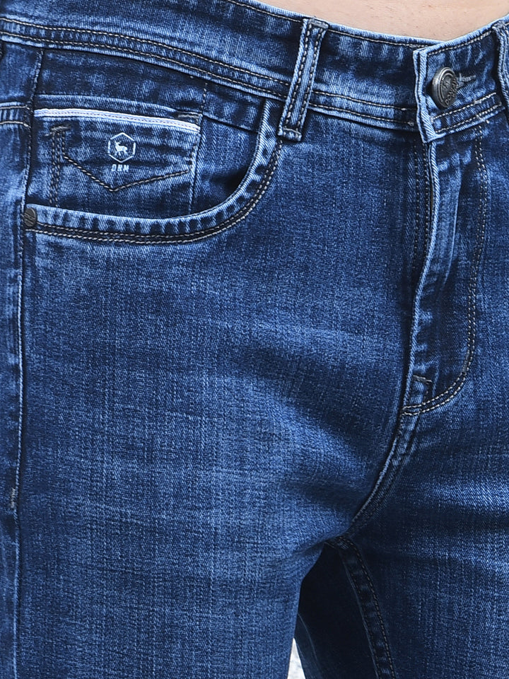 donlay blue narrow-fit jeans