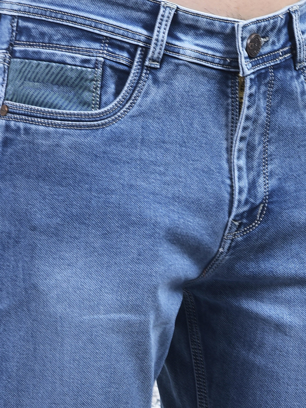 donlay blue straight-fit jeans