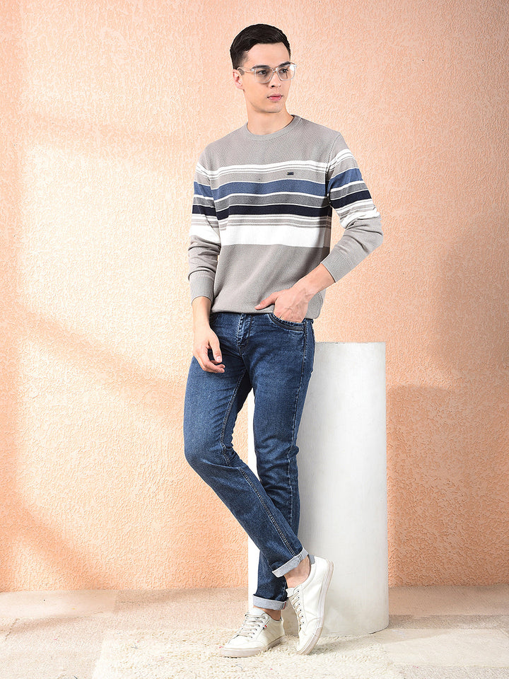 DONLAY DENIM BLUE NARROW-FIT JEANS