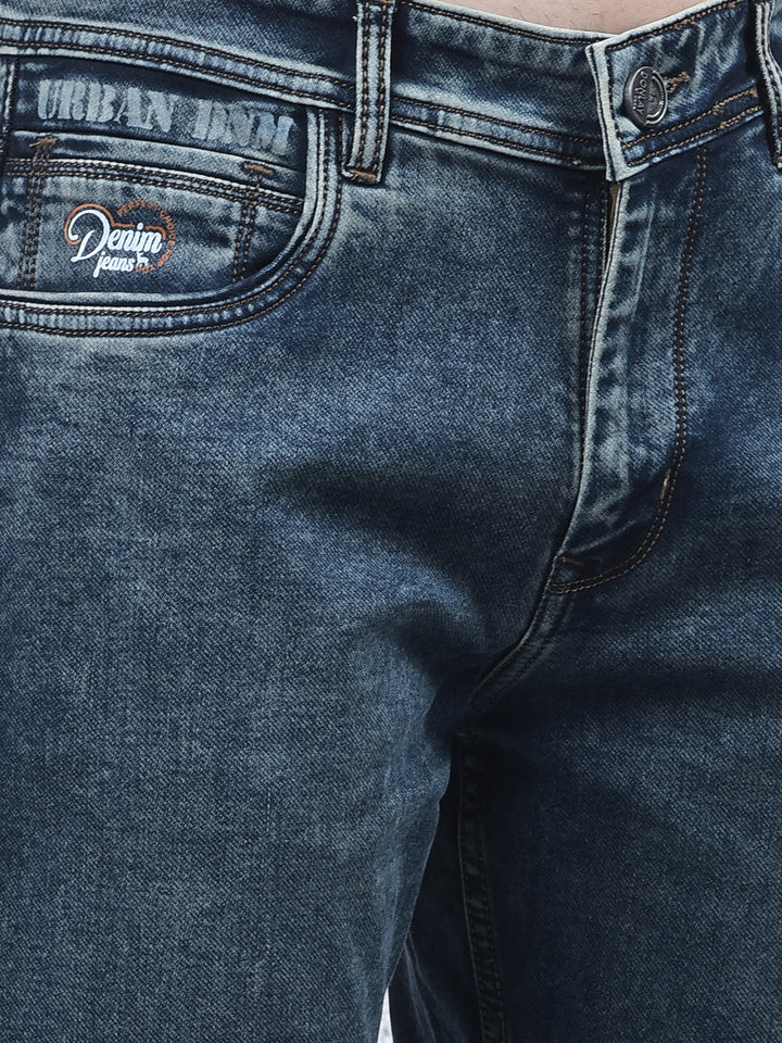 DONLAY TINT GREEN STRAIGHT-FIT JEANS