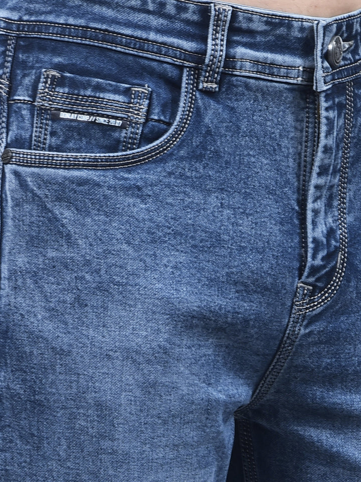 donlay blue narrow-fit jeans