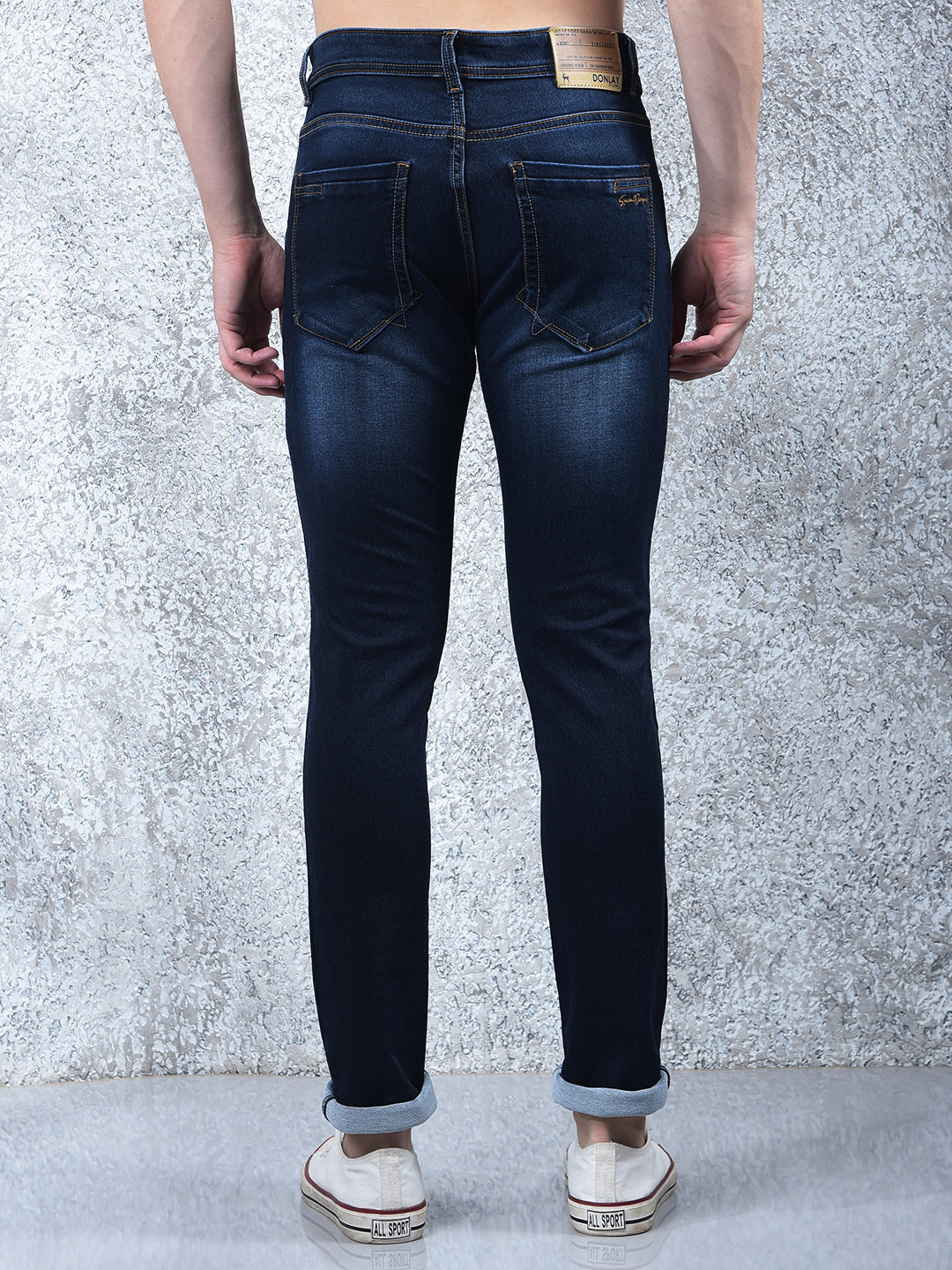donlay dark blue ultra-fit jeans