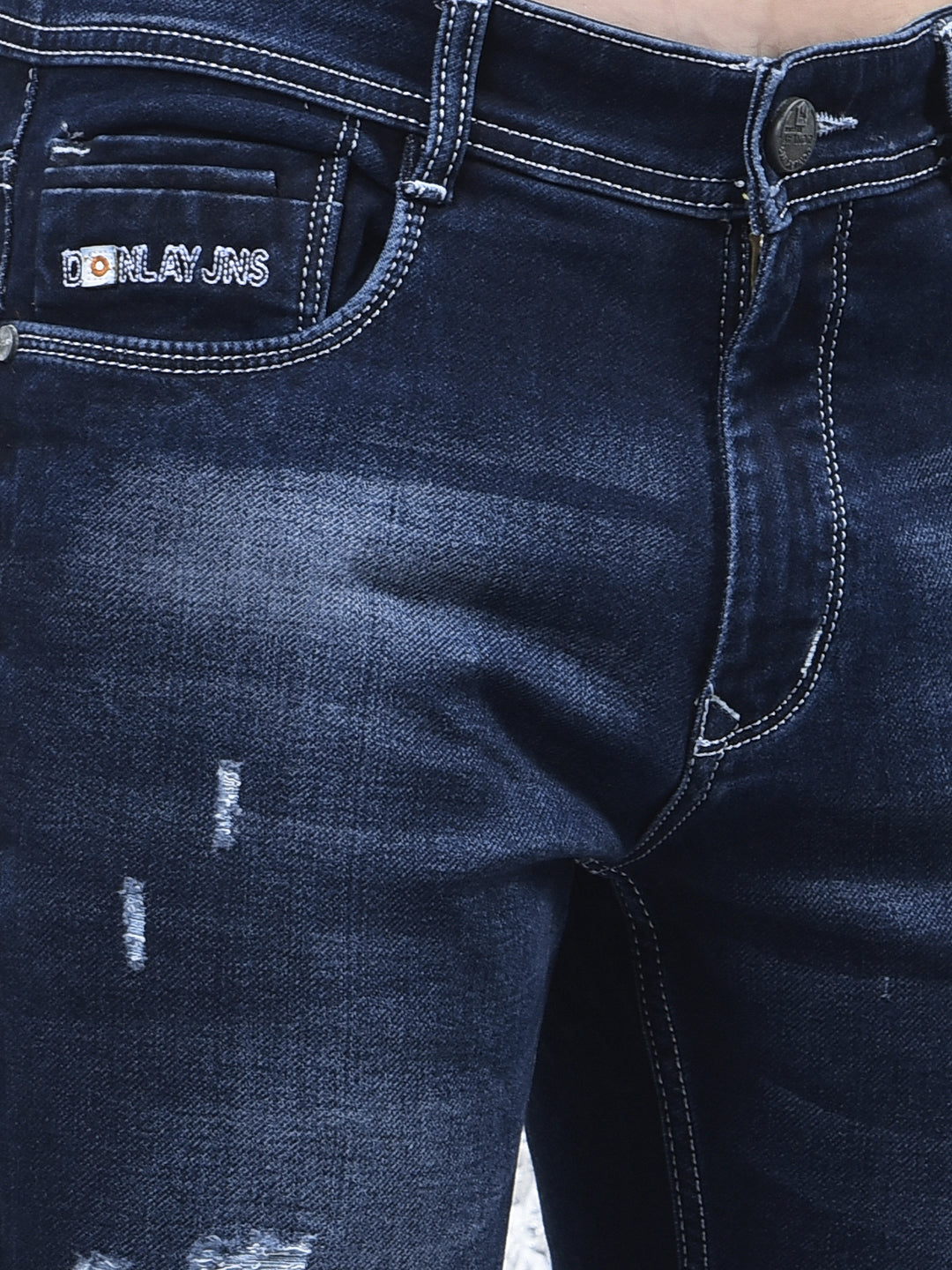 DONLAY DARK BLUE ULTRA-FIT JEANS