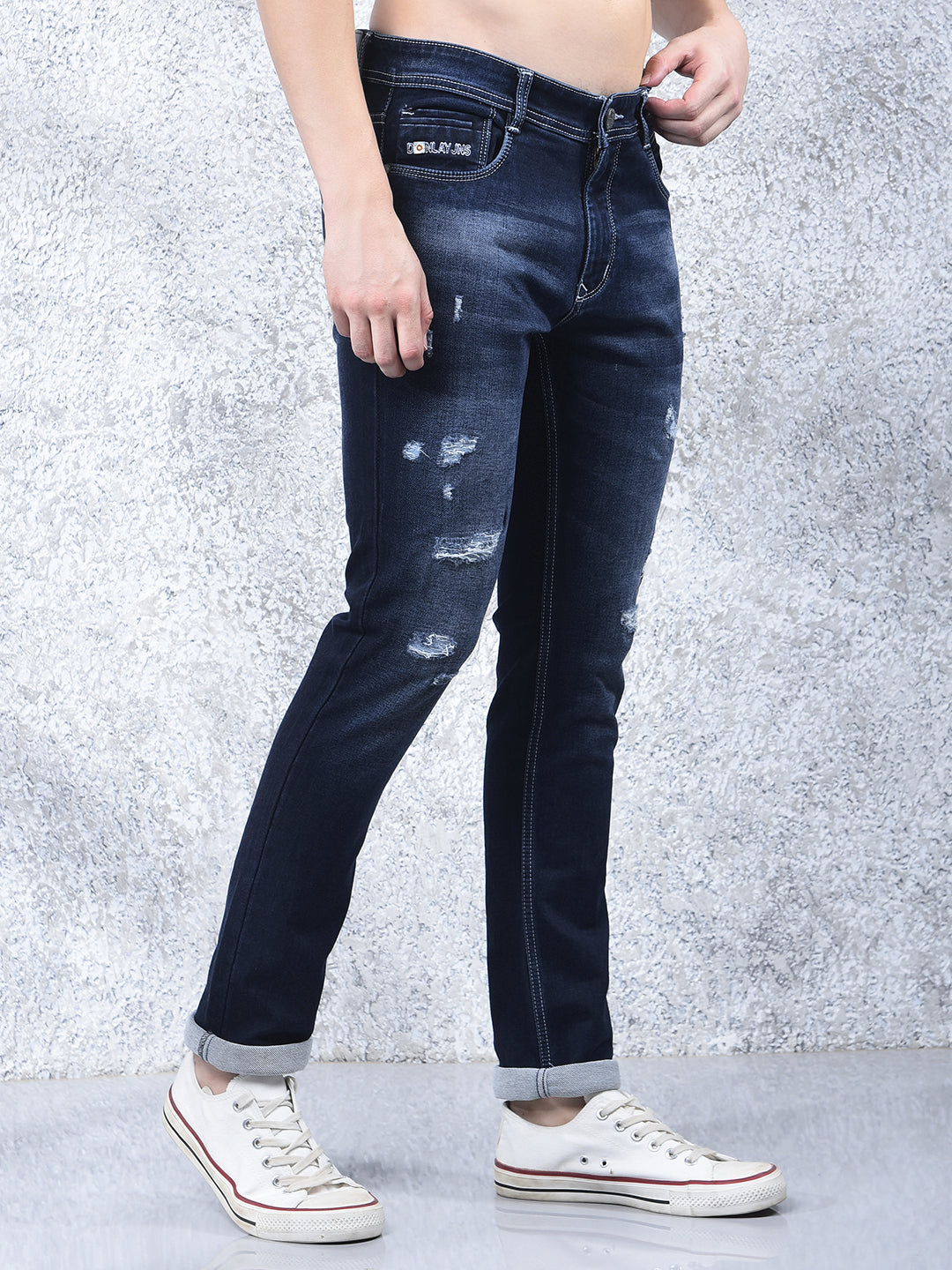 DONLAY DARK BLUE ULTRA-FIT JEANS