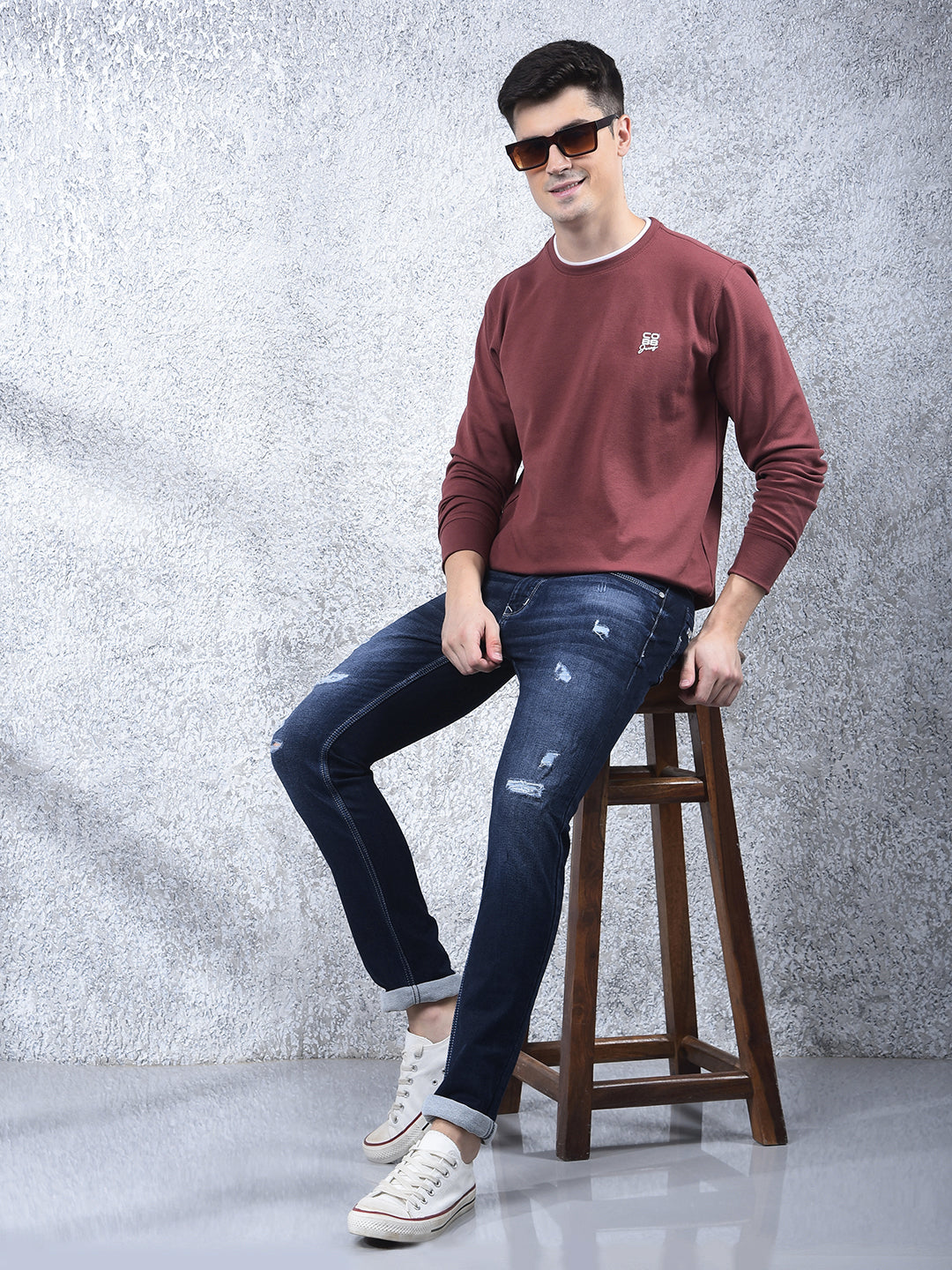 DONLAY DARK BLUE ULTRA-FIT JEANS
