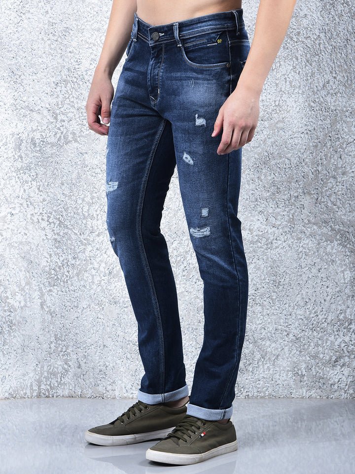 donlay dark blue ultra-fit jeans