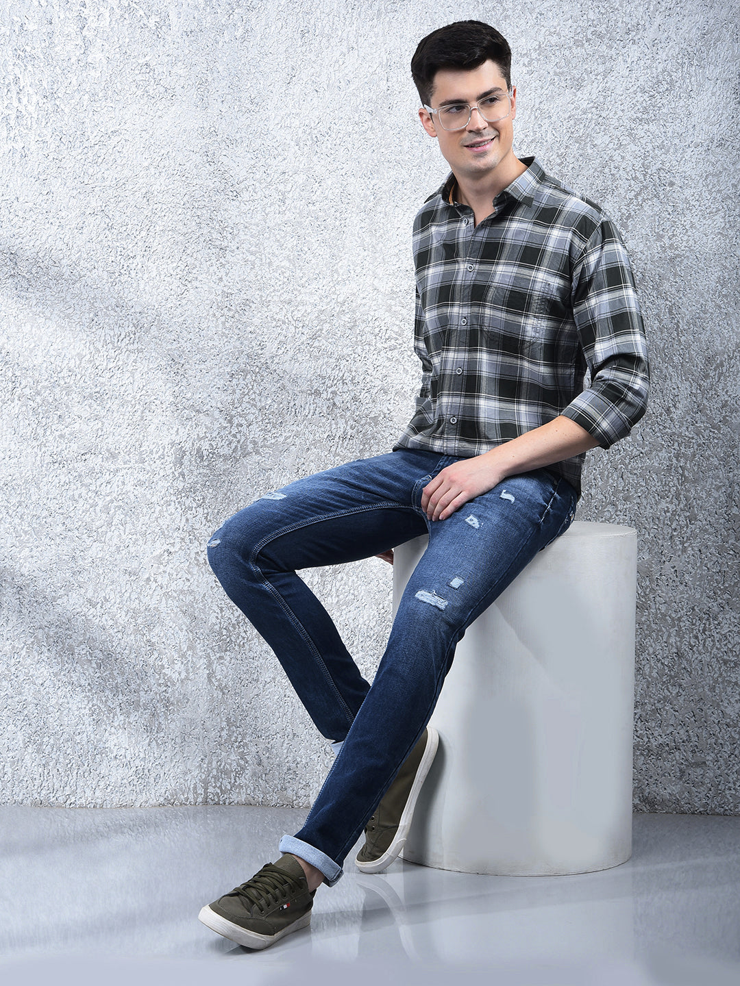 DONLAY DARK BLUE ULTRA-FIT JEANS