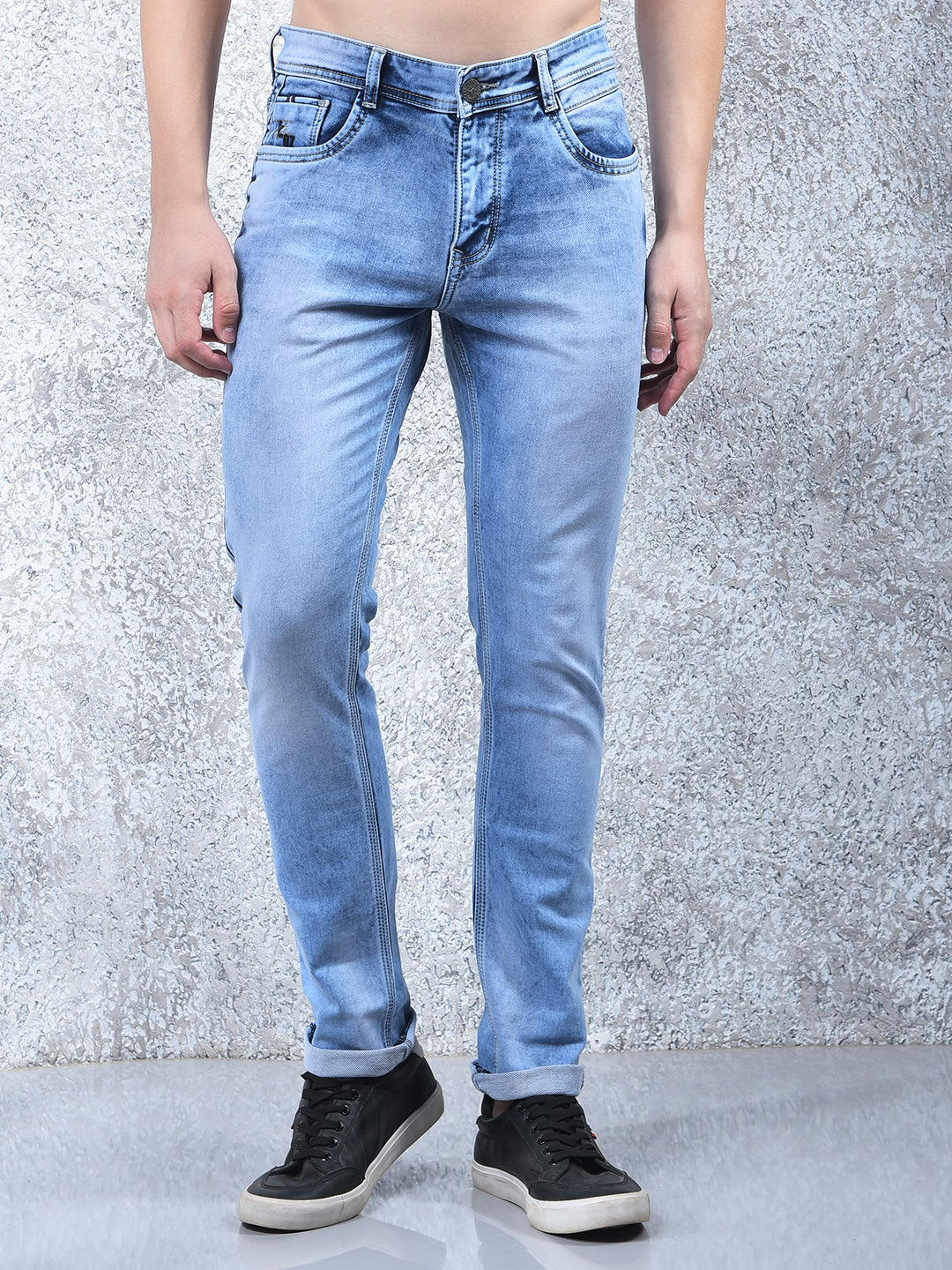 donlay ice blue ultra-fit jeans