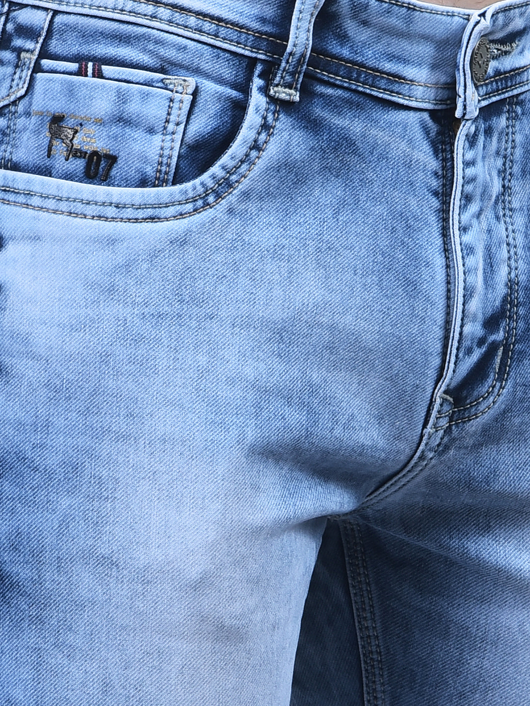 donlay ice blue ultra-fit jeans