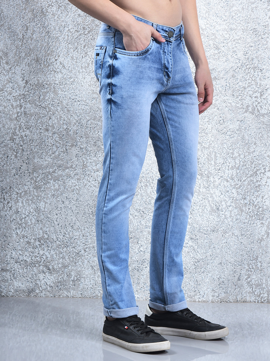 donlay ice blue ultra-fit jeans
