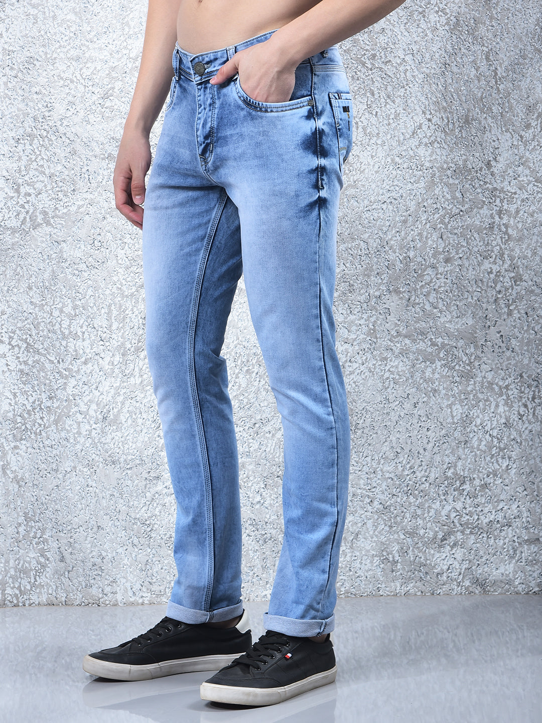 donlay ice blue ultra-fit jeans