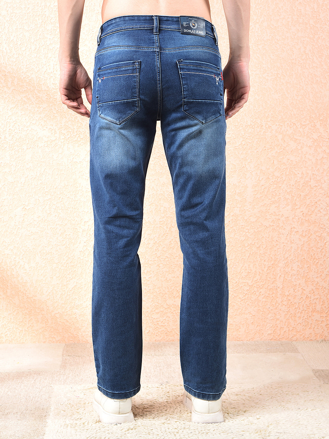 DONLAY BLUE STRAIGHT-FIT JEANS