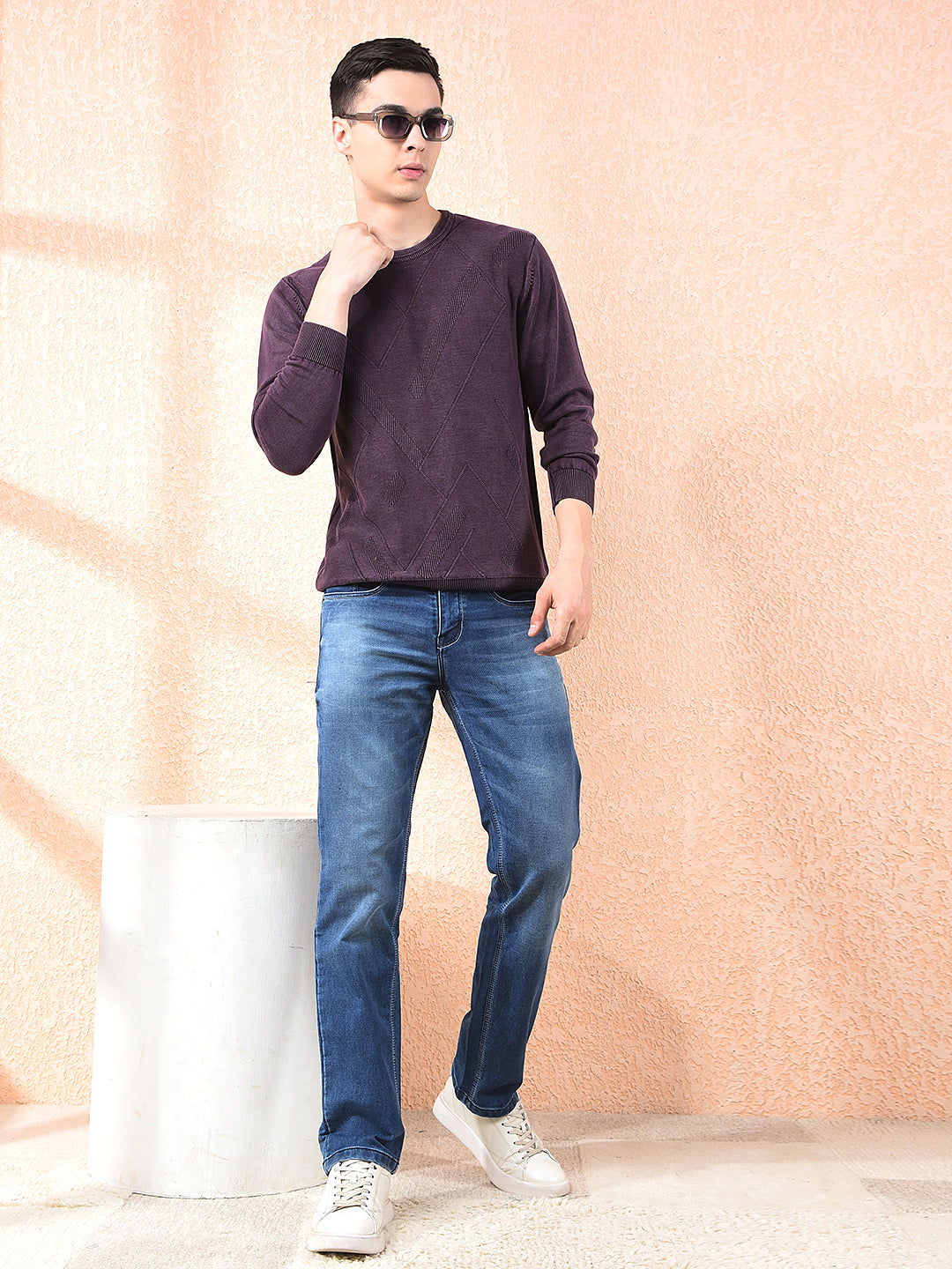 DONLAY BLUE STRAIGHT-FIT JEANS