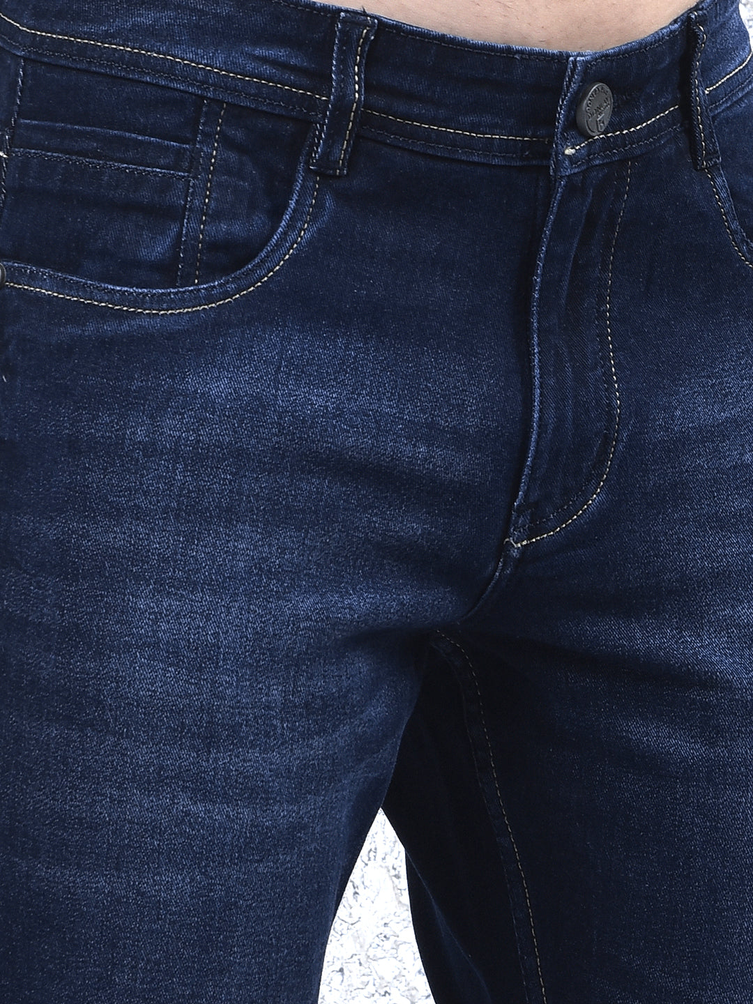 DONLAY DARK BLUE NARROW-FIT JEANS