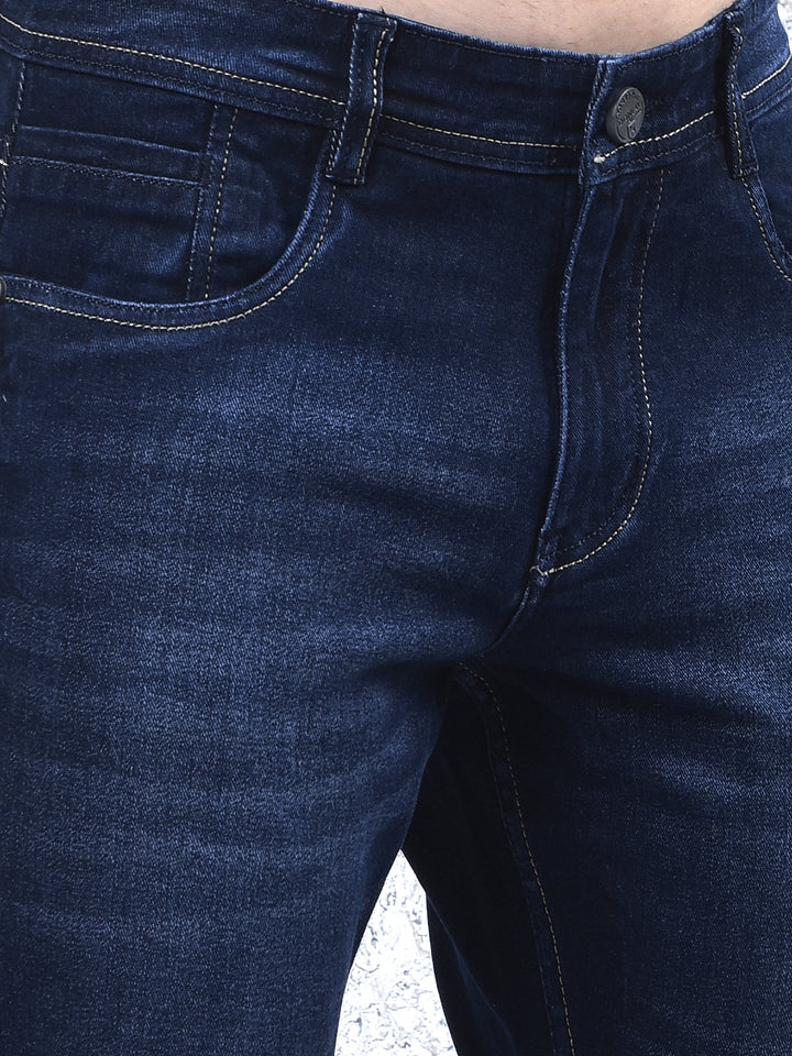 DONLAY DARK BLUE NARROW-FIT JEANS