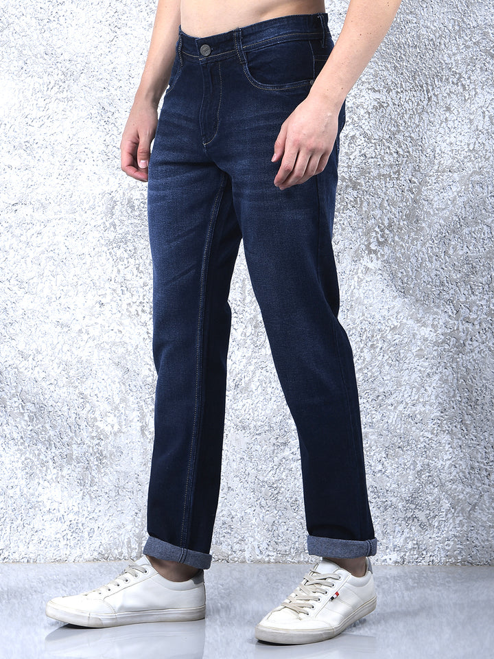DONLAY DARK BLUE NARROW-FIT JEANS