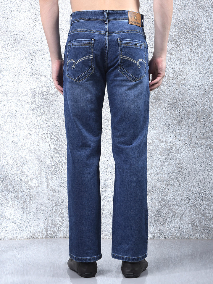 DONLAY BLUE STRAIGHT-FIT JEANS