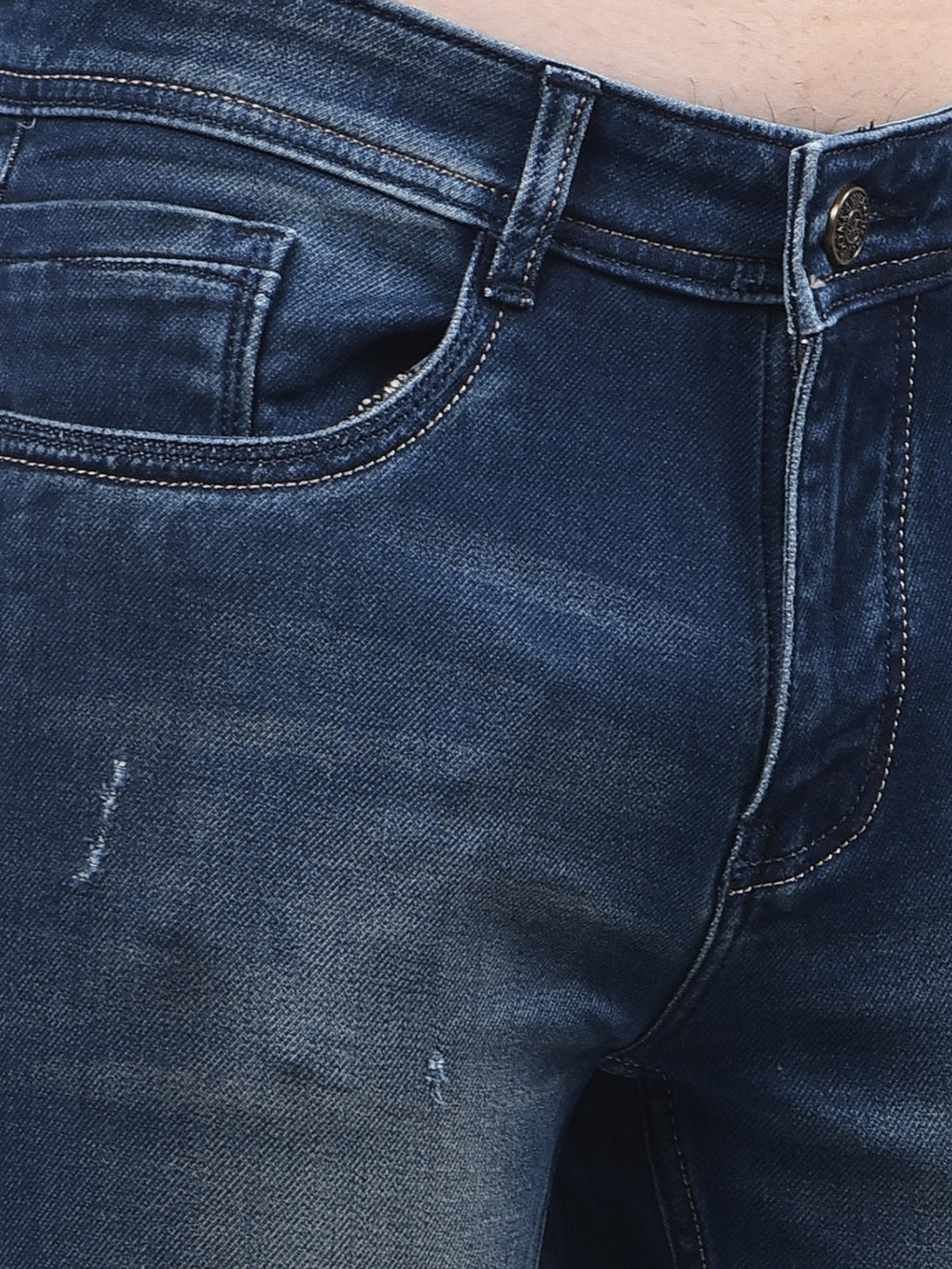 donlay tint green ultra-fit jeans