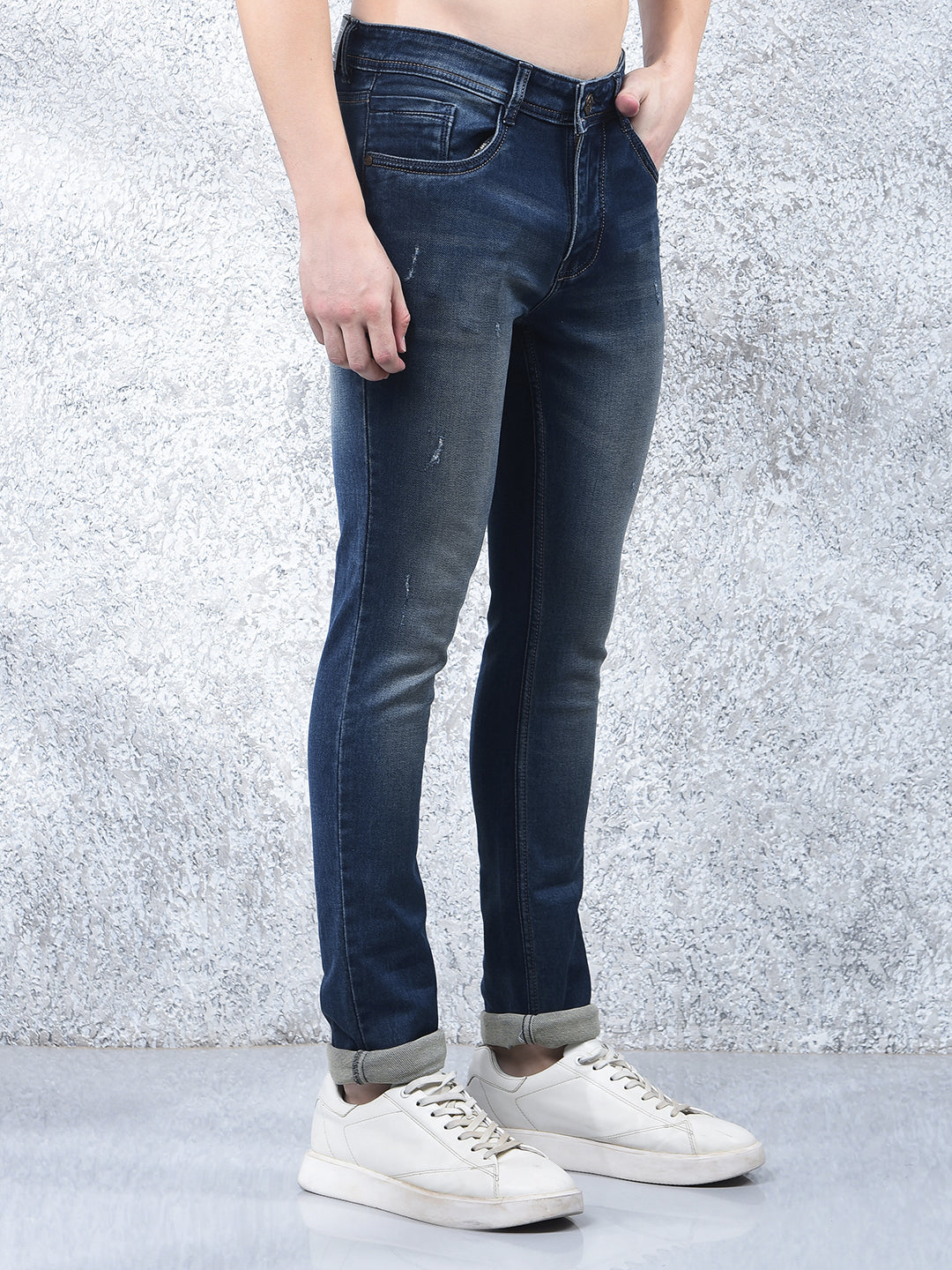 donlay tint green ultra-fit jeans