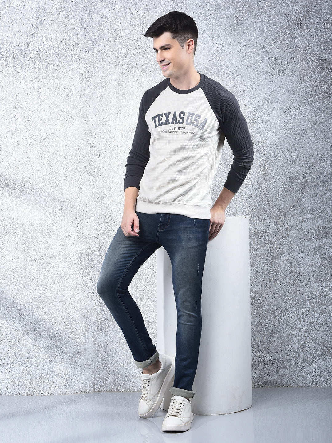 DONLAY TINT GREEN ULTRA-FIT JEANS