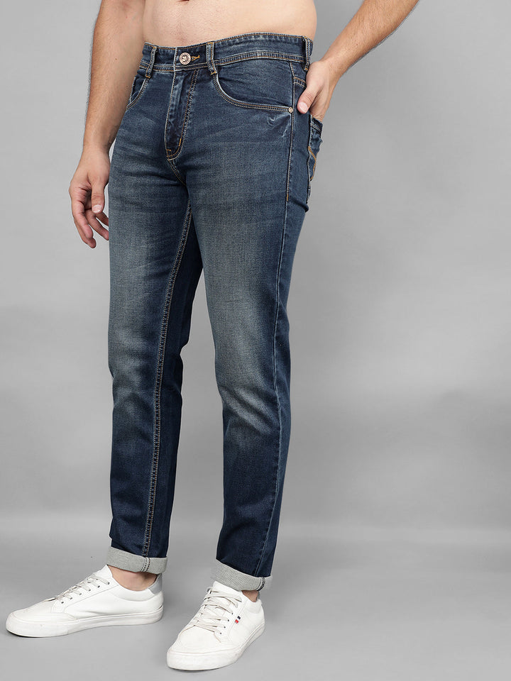 cobb dark blue narrow fit premium jeans