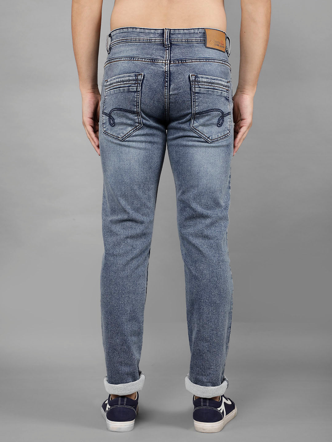 cobb mens light blue jeans