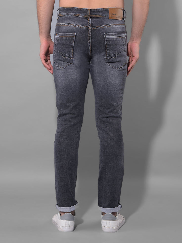 cobb mid grey narrow fit premium jeans