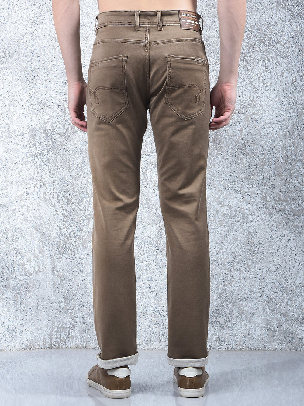 cobb khaki narrow-fit premium jeans