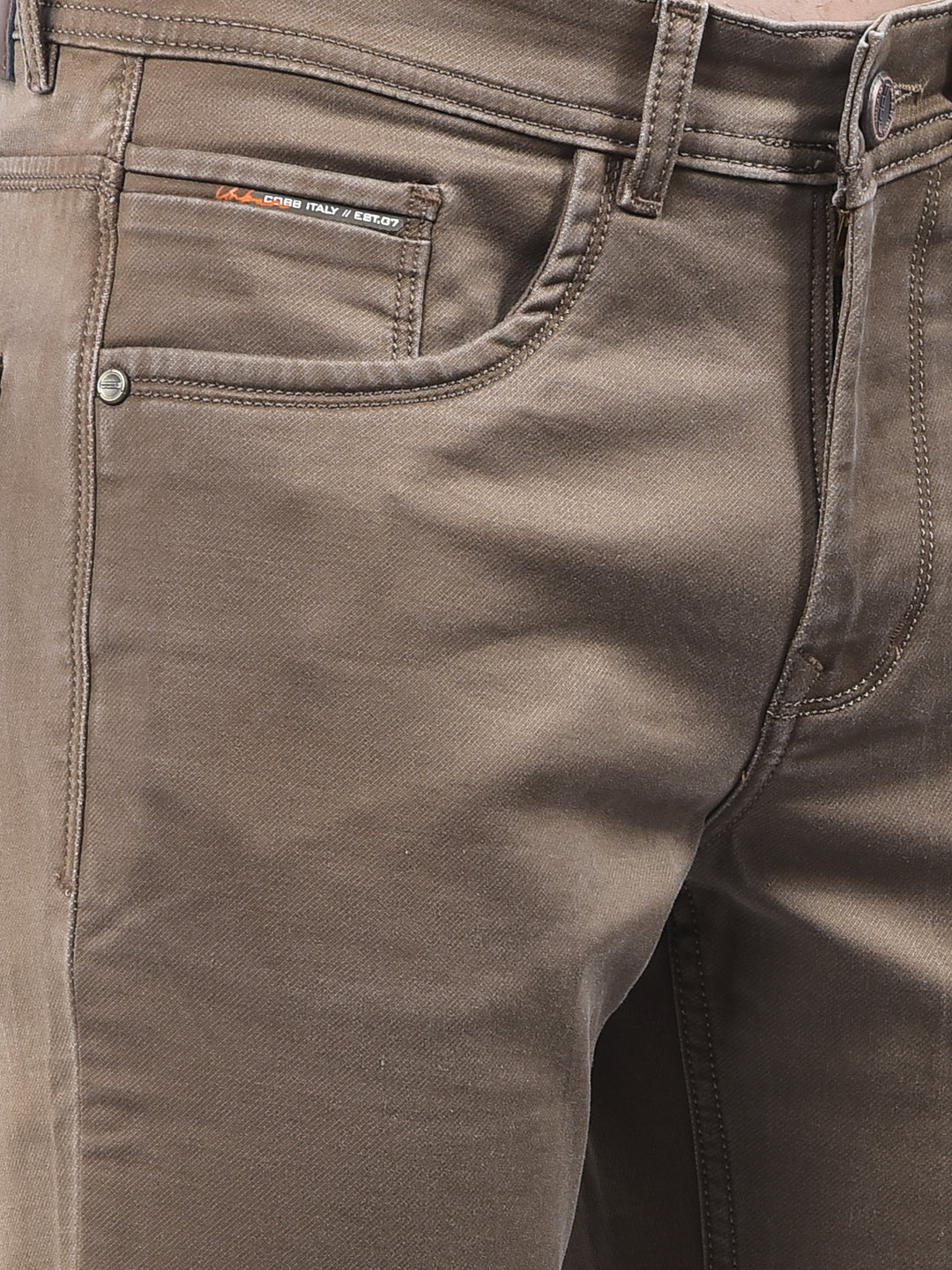 cobb khaki narrow-fit premium jeans