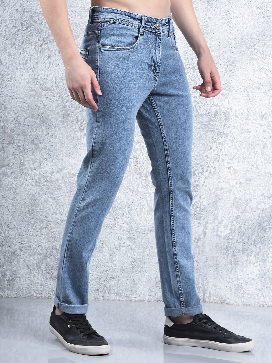cobb light blue narrow-fit premium jeans