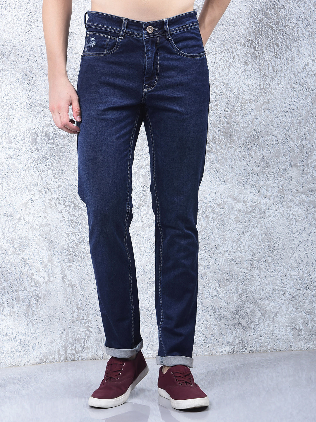 cobb blue narrow-fit premium jeans
