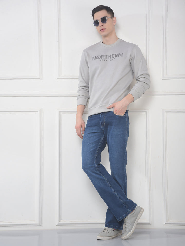 cobb blue boot-cut premium jeans
