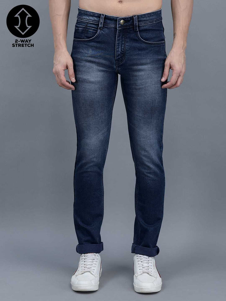 Cobb Blue Narrow Fit Jeans Blue