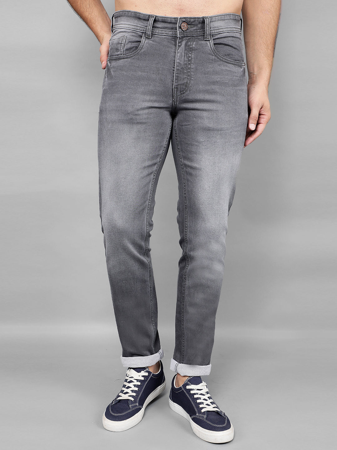 cobb grey narrow fit premium jeans