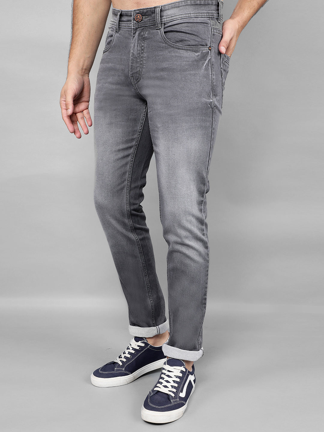 cobb grey narrow fit premium jeans