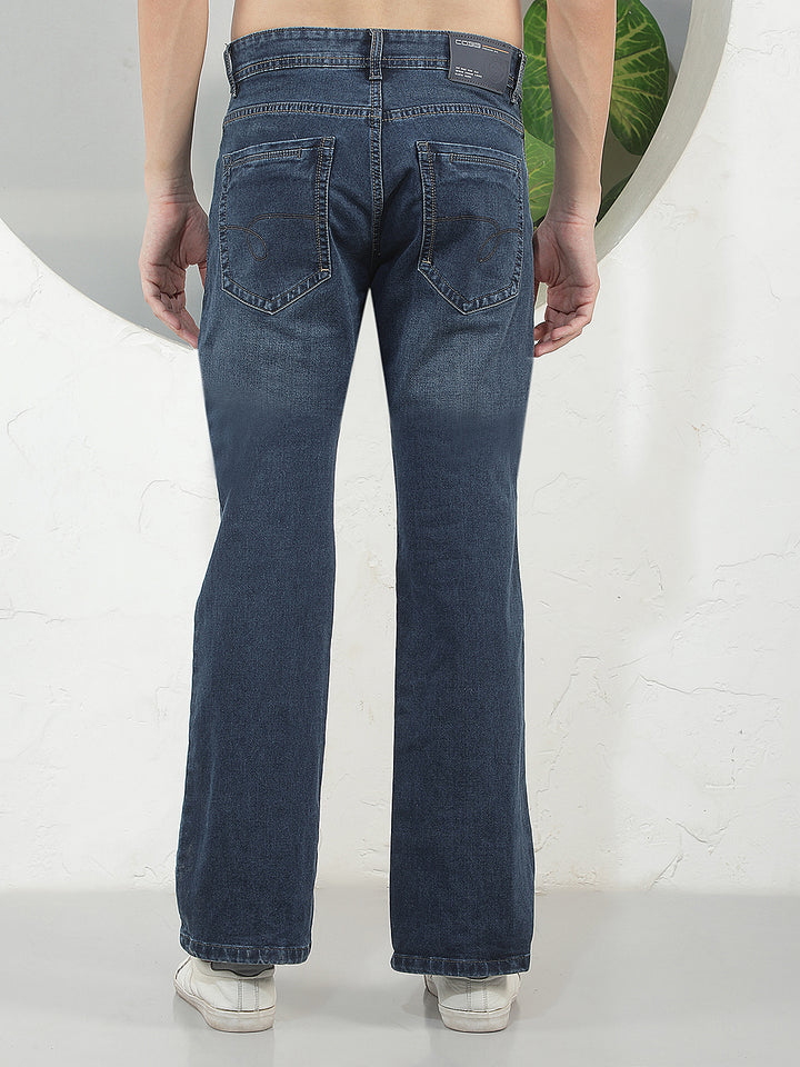 blue boot cut premium jeans