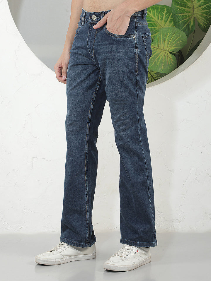 blue boot cut premium jeans