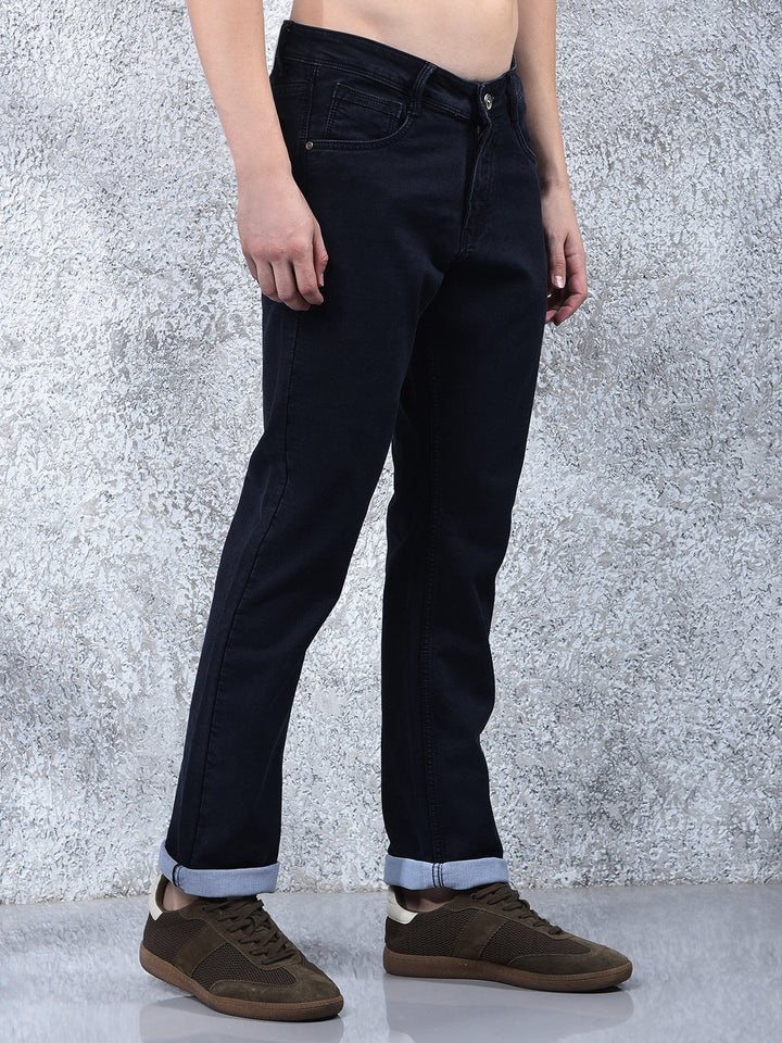cobb dark blue straight-fit premium jeans