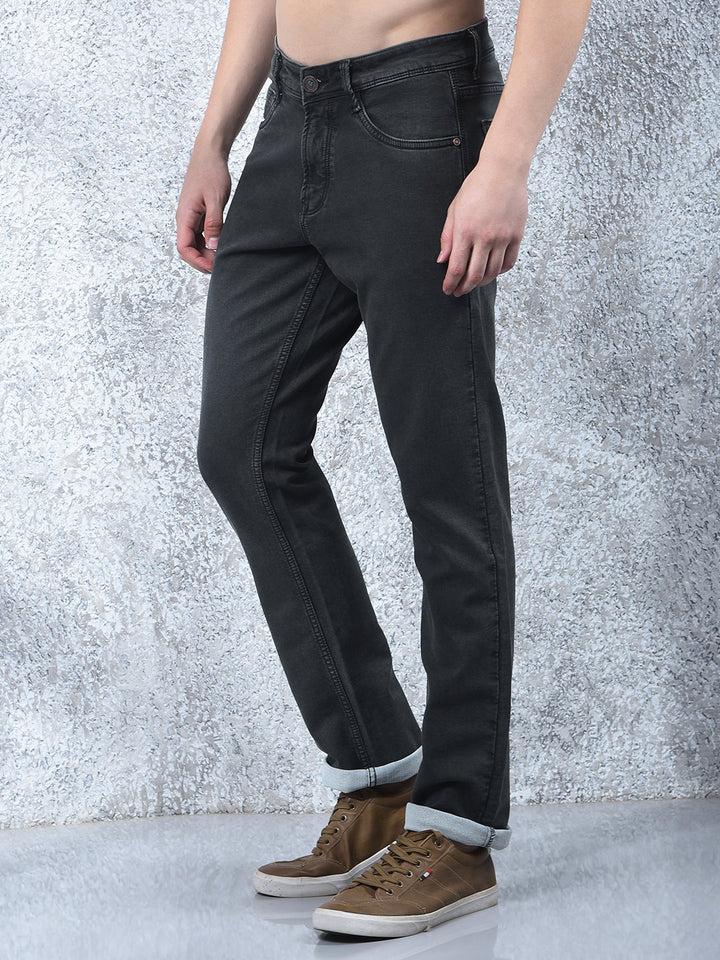 cobb milt green straight-fit premium jeans
