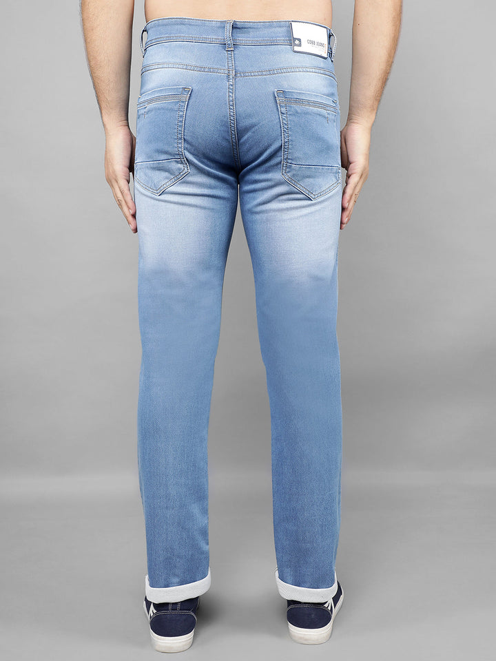 cobb light blue narrow fit premium jeans