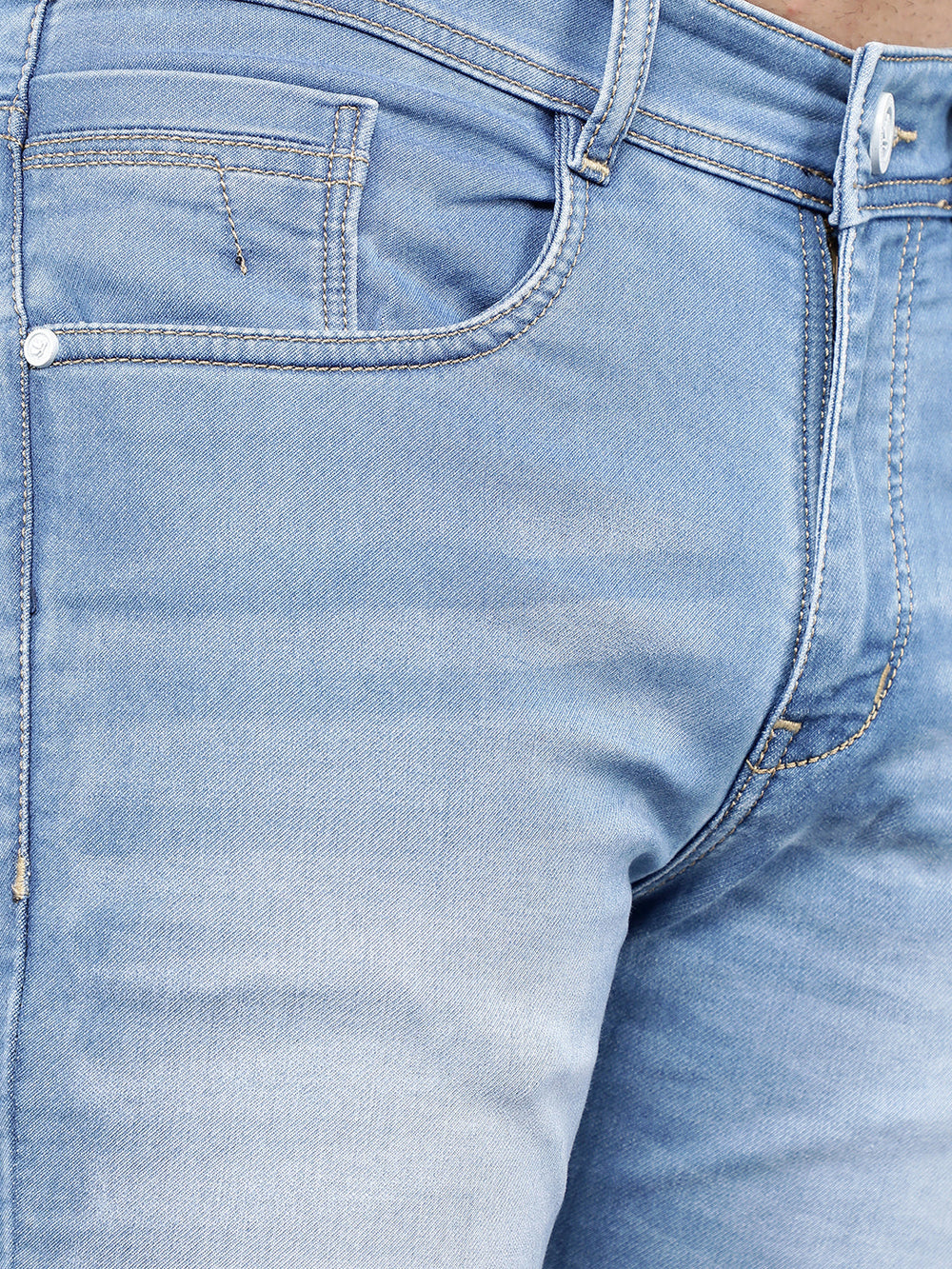 cobb light blue narrow fit premium jeans