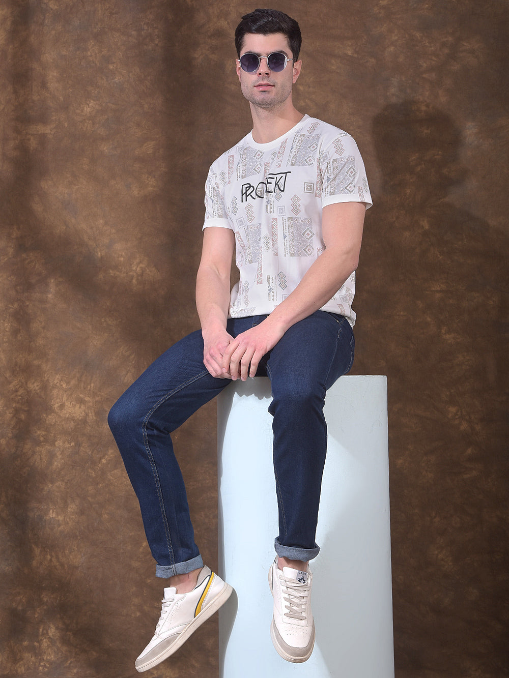 cobb navy blue narrow-fit premium jeans